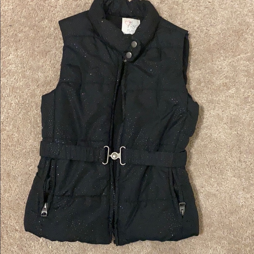 Girls Glitter Vest